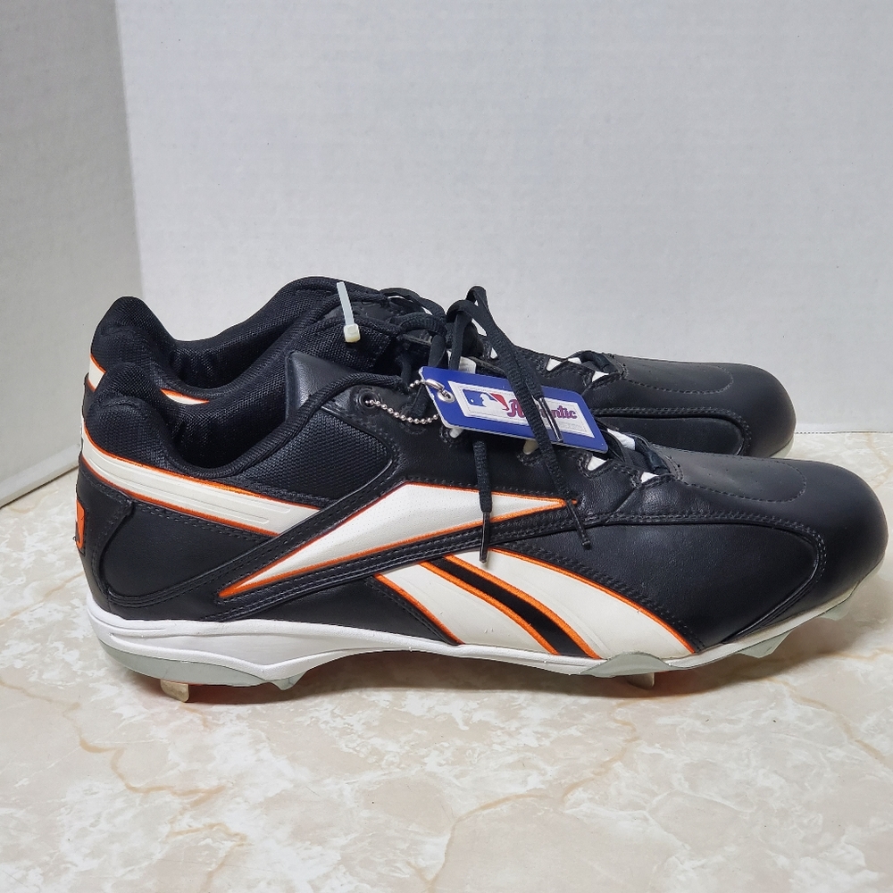 Reebok Men's Baseball Cleats Shoes Sz 16 New Black